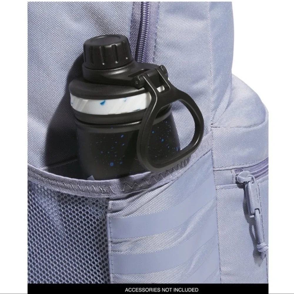 adidas Light Lavender Backpack with Padded Straps